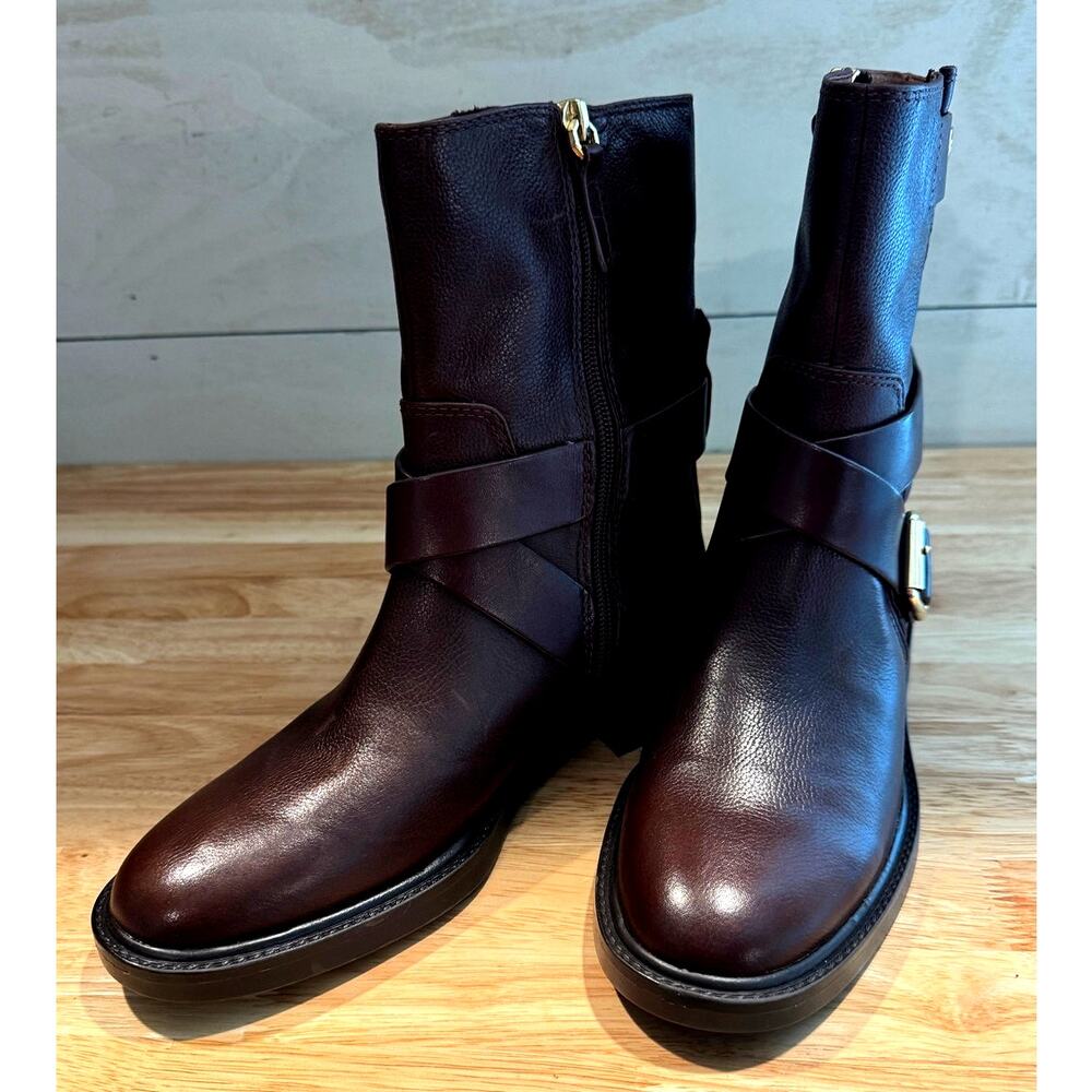 NIB Louise et Cie Women's Lo-Tandy Boots Burnt Oak Size 7